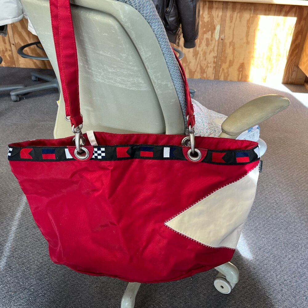 Vintage Tote - From Recycled Sails - LL Bean